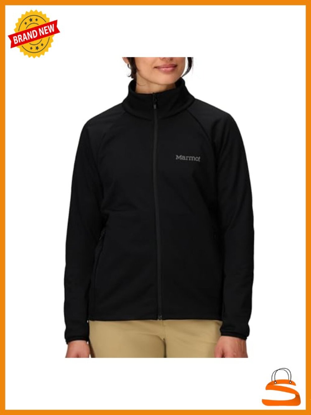 Women's Leconte Fleece Jacket Grid Zip Band Collar Anorak Outdoor